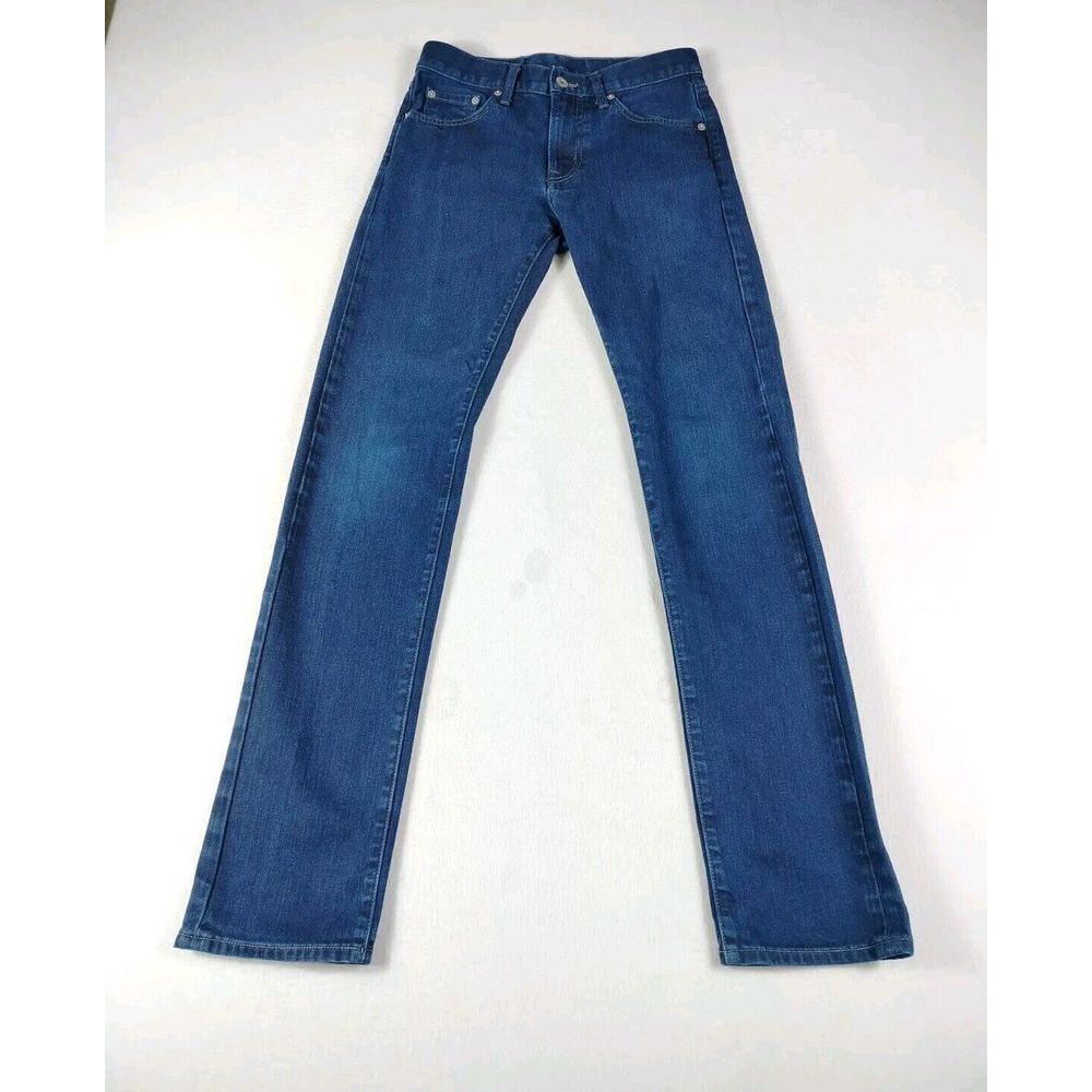 Uniqlo‎ Jeans Mens 29 Blue Slim Fit Japanese Denim Skater Grunge Skatelife Punk
